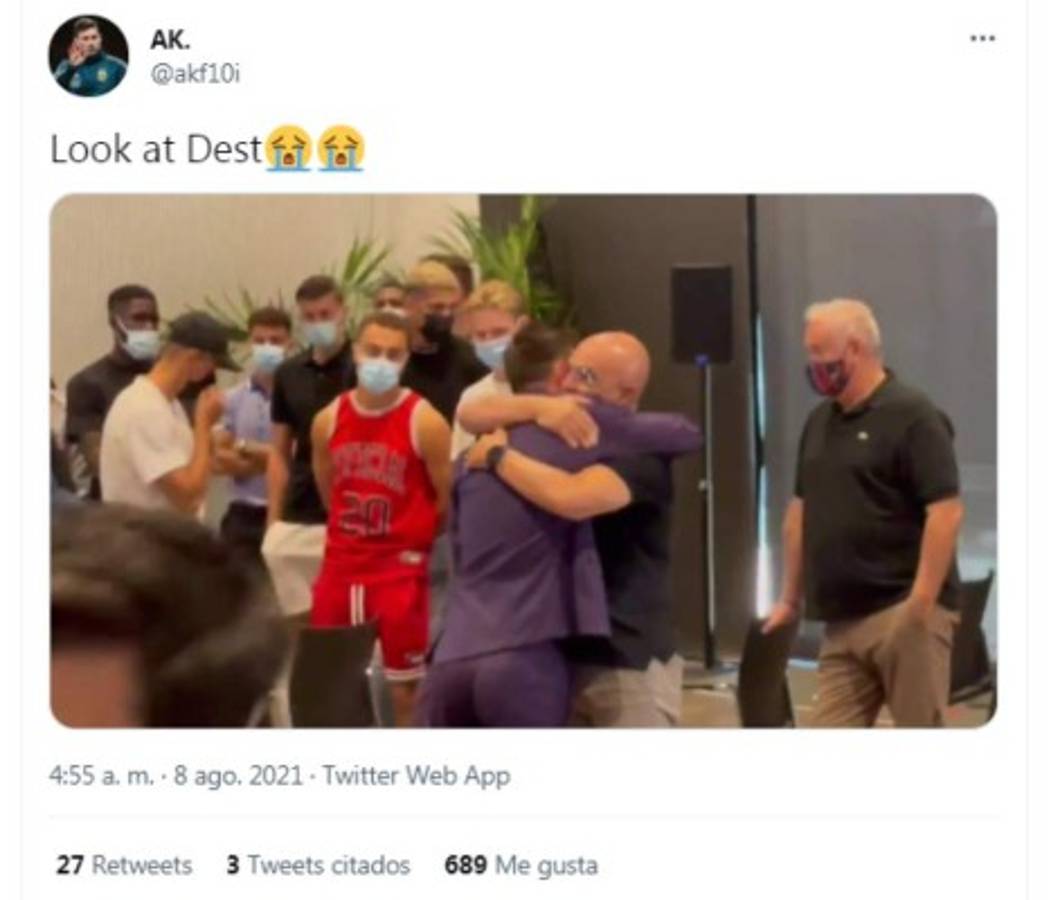 ¿Se equivocó de despedida? Tunden a jugador del Barcelona por su polémico look en el adiós de Messi