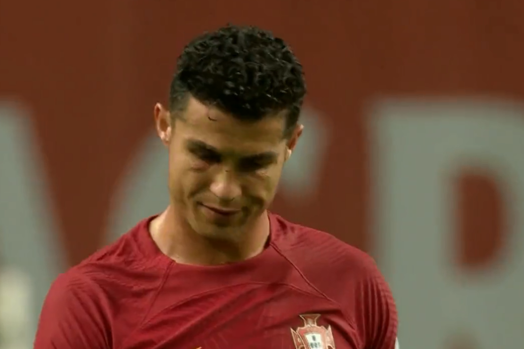 ¡Le dolió al Bicho! Los gestos de Cristiano Ronaldo por sufrir duro golpe ante España y así festejó la ‘Roja’ en la Liga de Naciones