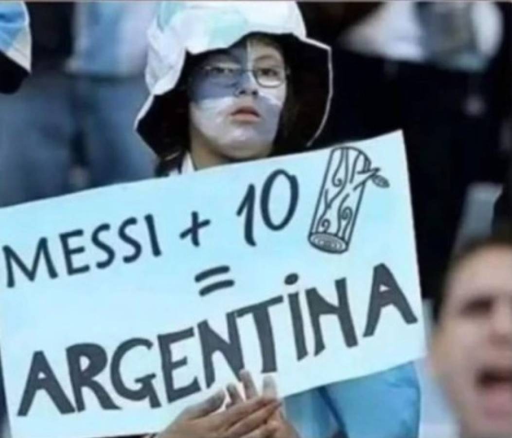 Lionel Messi, víctima favorita de los memes a pesar del triunfo de Argentina sobre Brasil