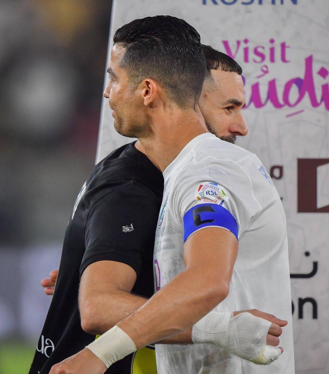 Show en la liga de Arabia: el reencuentro de Cristiano Ronaldo con Benzema y los goles del portugués