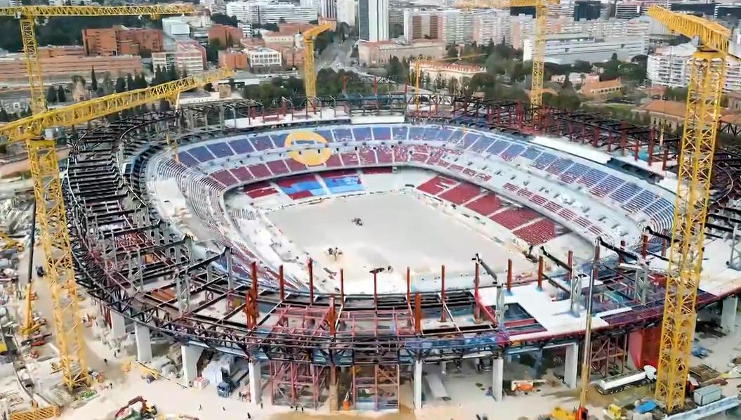 Barcelona revela cómo quedará el nuevo Camp Nou: así avanzan las obras y cuándo estará listo