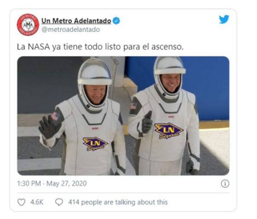 Memes del parecido de Gallardo, DT de River Plate, con un astronauta de la misión de la NASA