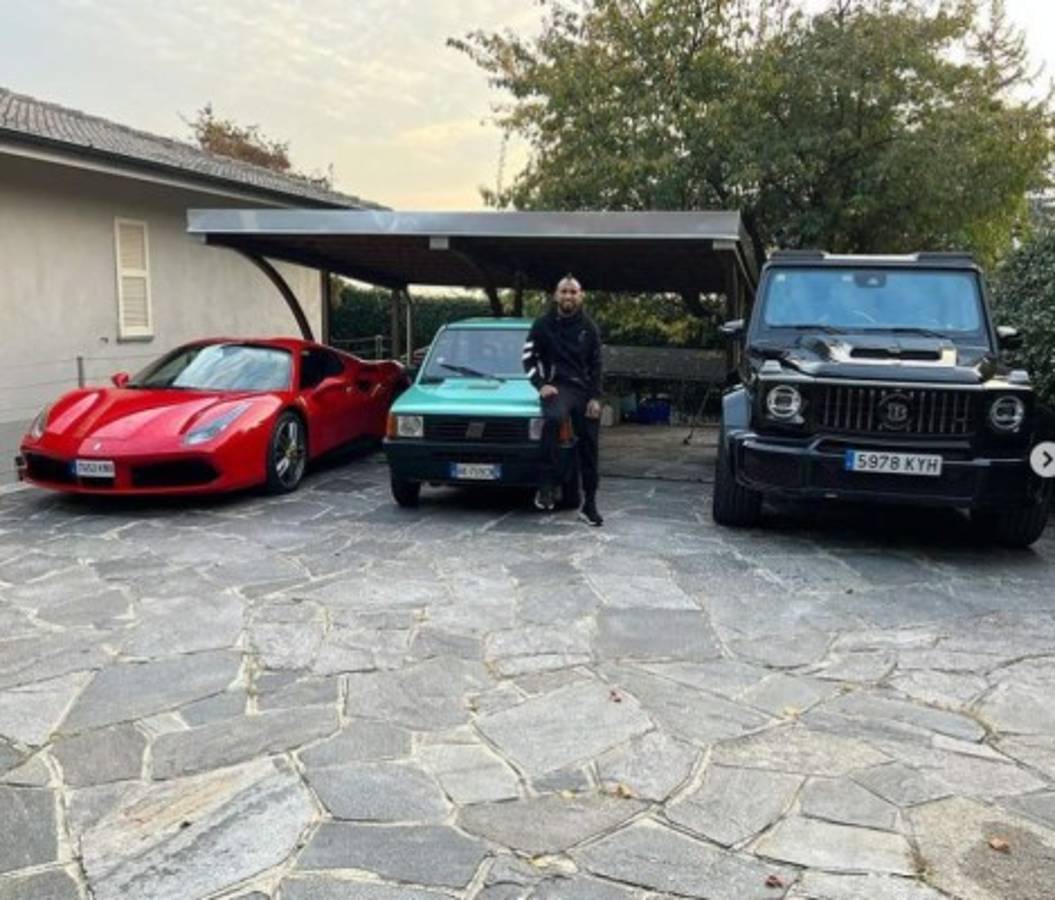 El humilde auto que se compró Arturo Vidal y que lleva a los entrenamientos del Inter de Milán