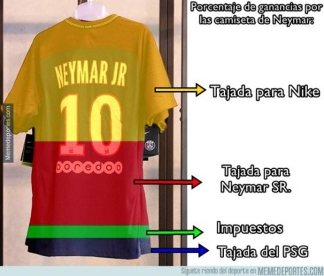Los mejores memes del sábado con Neymar y el PSG como protagonistas