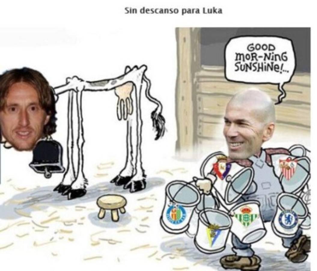 Modric, el VAR y Real Madrid, víctimas de los memes tras el empate del Real Madrid ante Getafe