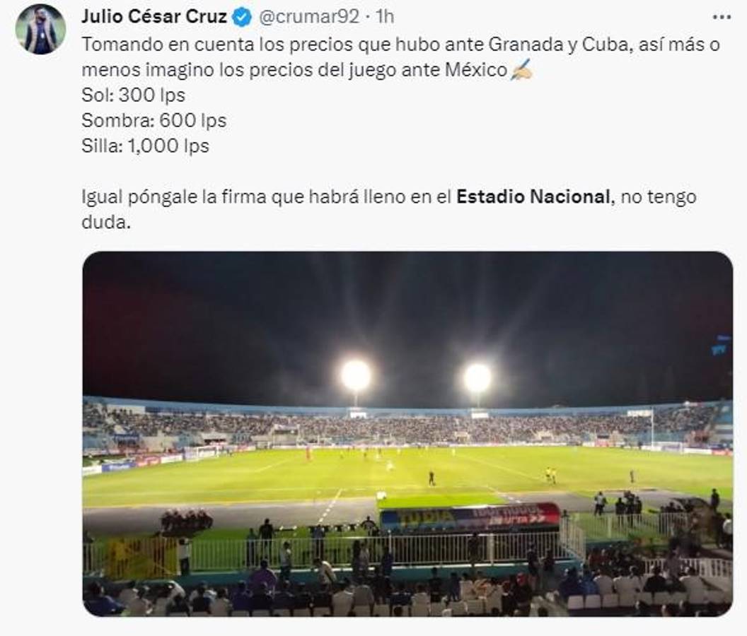 Lo que dicen los periodistas de Honduras sobre la decisión de jugar ante México en el estadio Nacional: “Es la mejor cancha y punto”