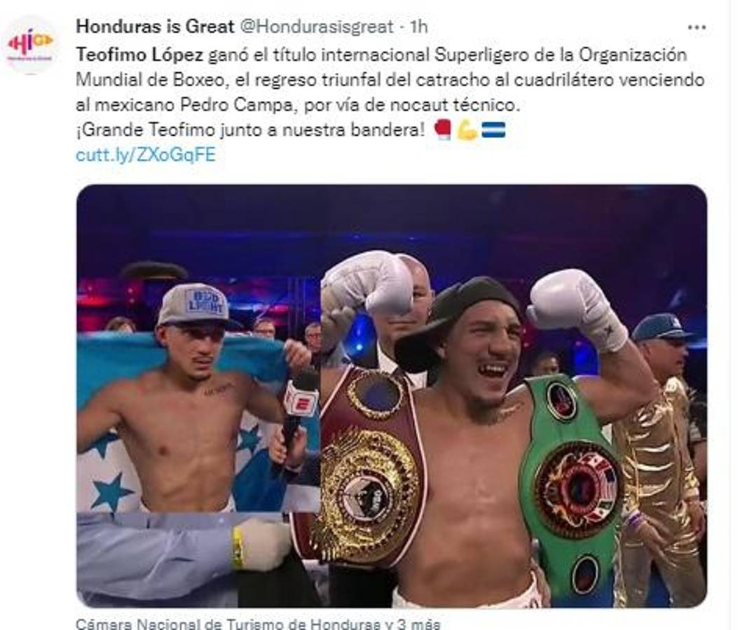 “Ha vuelto y demasiado castigo”: Así reaccionó la prensa luego de la contundente victoria de Teófimo López sobre Pedro Campa