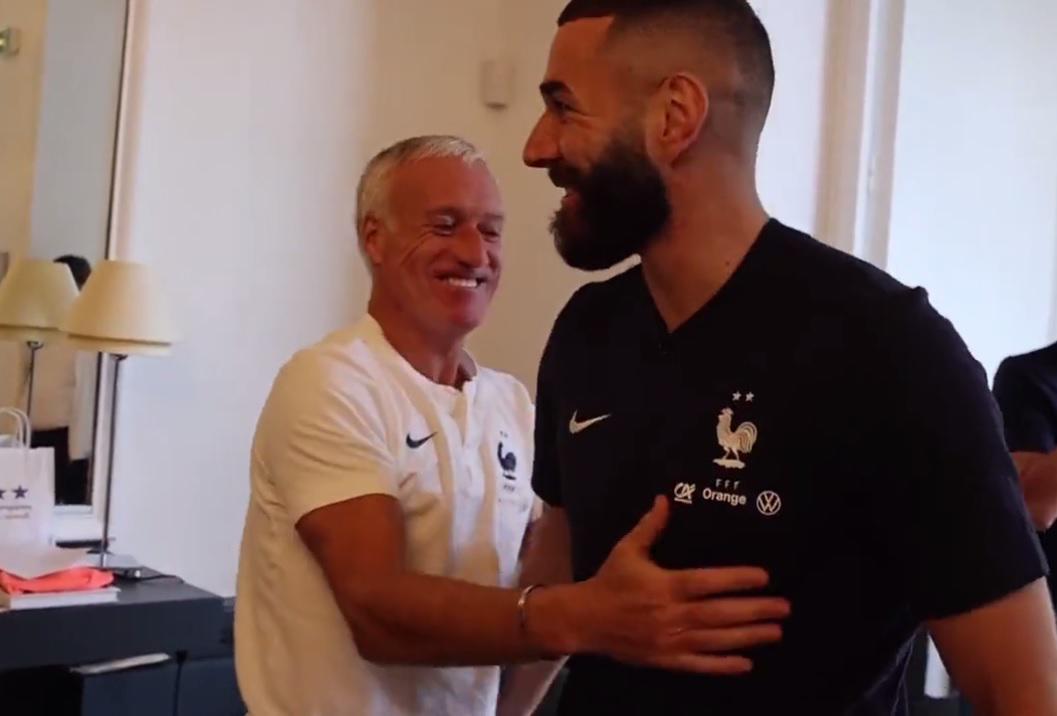 Benzema se unió a la selección de Francia y así fue el reencuentro con Mbappé tras el rechazo al Real Madrid