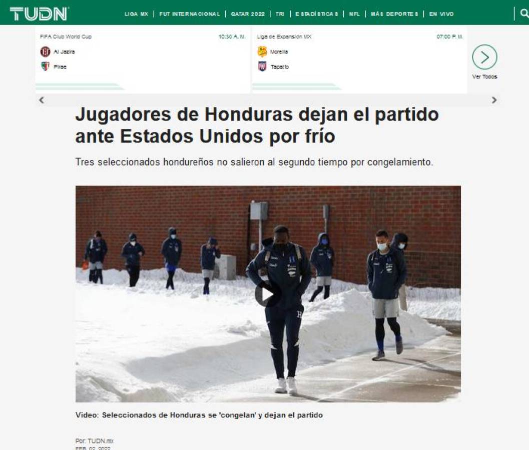 “Trampa mortal y escándalo”: Lo que amaneció diciendo la prensa mundial de la derrota de Honduras ante EUA
