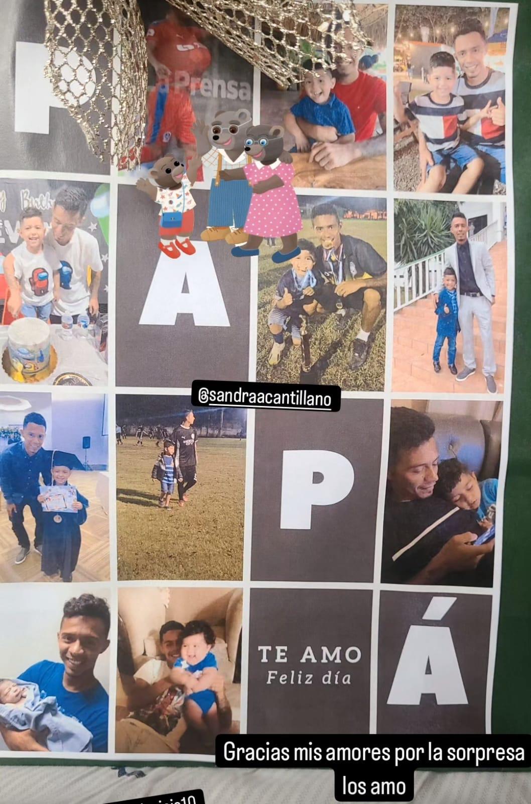 ¡Rodeados de cariño! Las dedicatorias que recibieron los futbolistas y ex figuras hondureñas en el día del padre