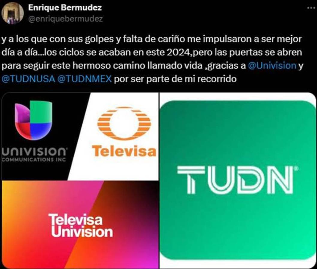 El motivo por el que ‘Perro’ Bermúdez anunció su salida de Televisa tras 50 años y advierte: “Eso nunca lo verás”