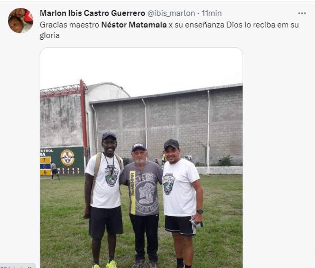 “Néstor Matamala, un padre, un maestro y de corazón hondureño”: Así reaccionan los periodistas y afición tras la muerte del técnico
