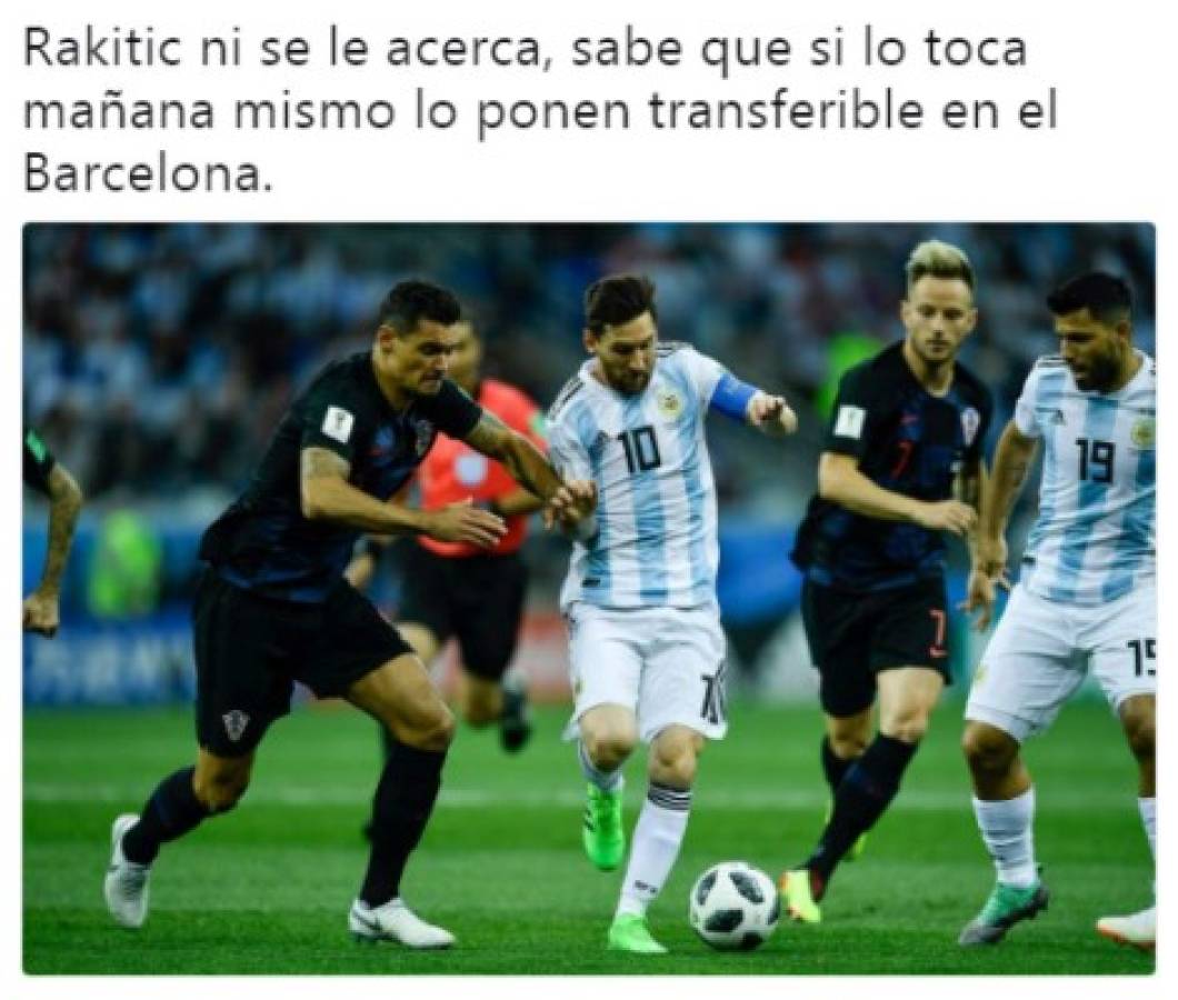 MEMES: Despedazan a Messi y Argentina tras recibir paliza de Croacia en Rusia 2018