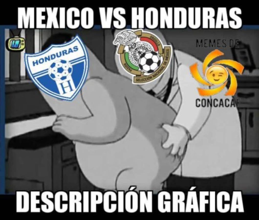 La Selección de Honduras fue goleado por México en la Copa Oro y los memes no lo perdonan