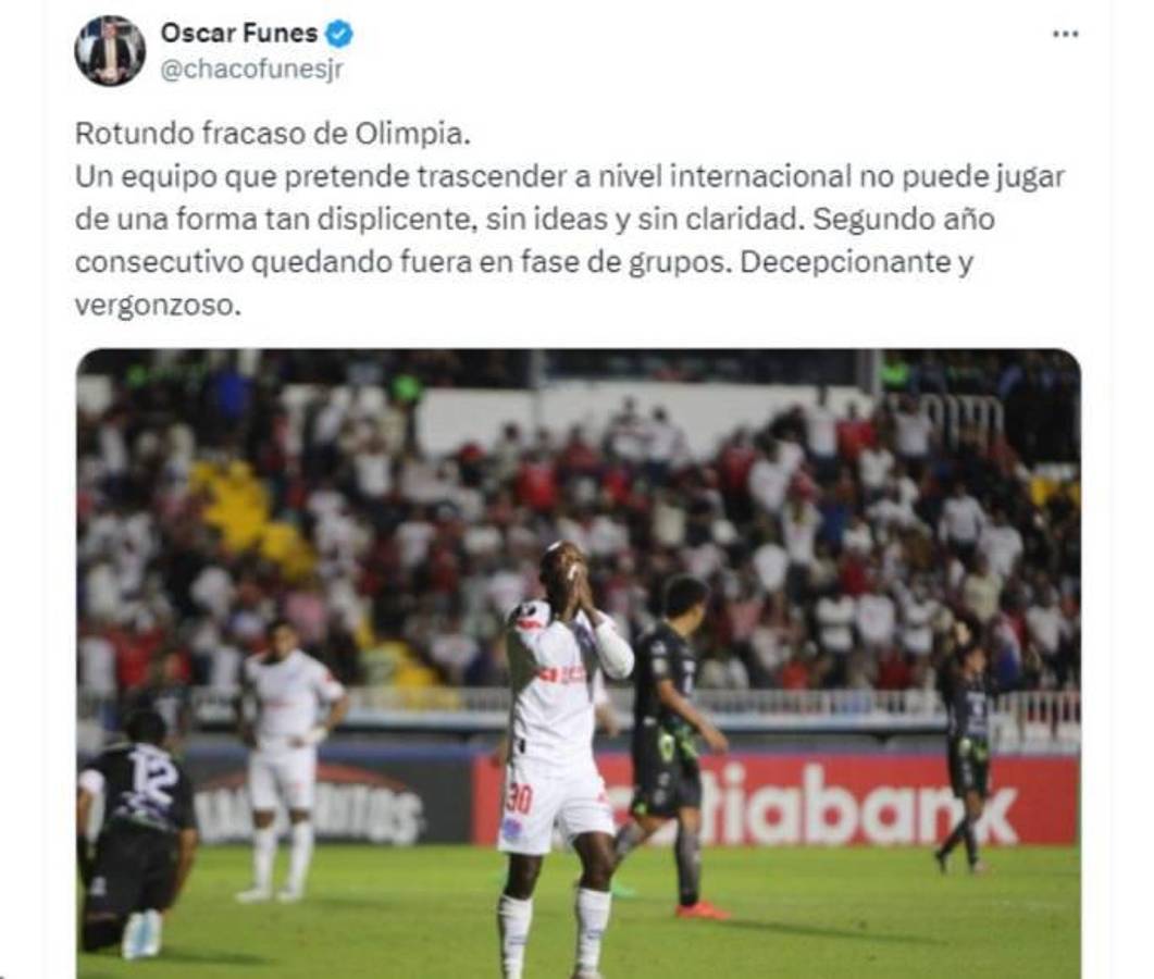 Olimpia fracasó en Copa Centroamericana y señalan a los culpables: lo que dice la prensa tras la eliminación del León