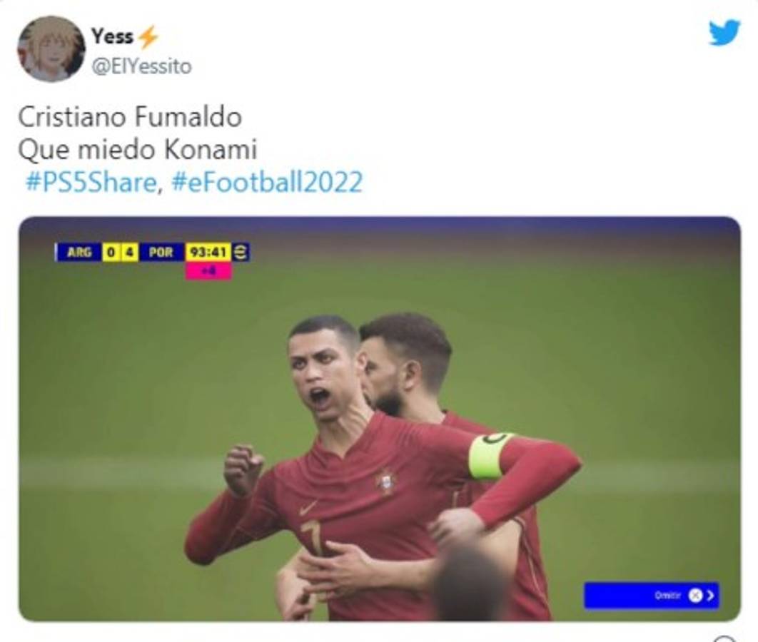¿Esos son Cristiano y Messi? Los graves errores de eFootball 2022: caras que no parecen, fallos y también hay memes  