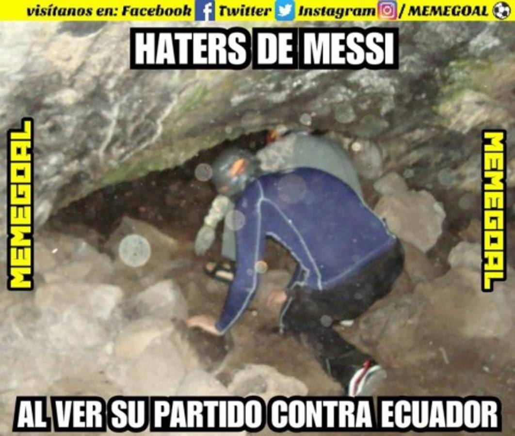 Los tremendos memes de la clasificación de Messi y Argentina al mundial de Rusia