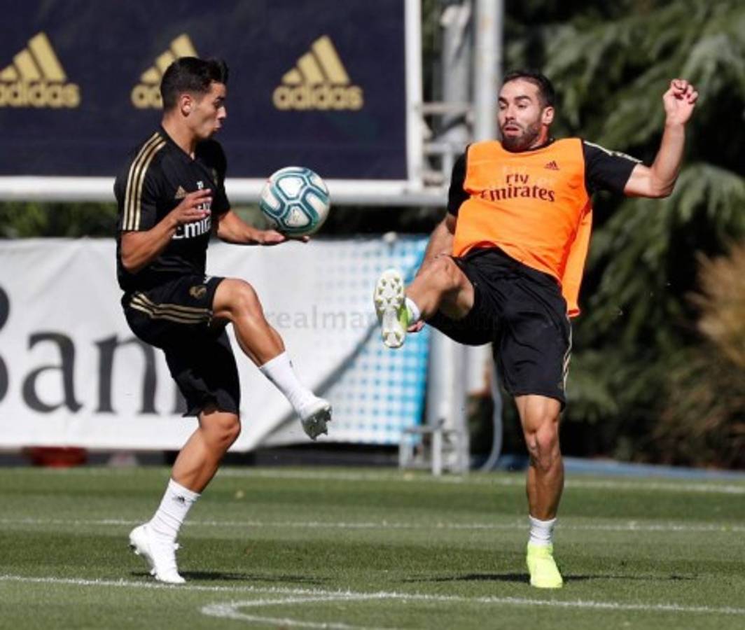 FOTOS: Nuevo integrante, una baja y la 'jugadita' de James en el entrenamiento del Real Madrid  