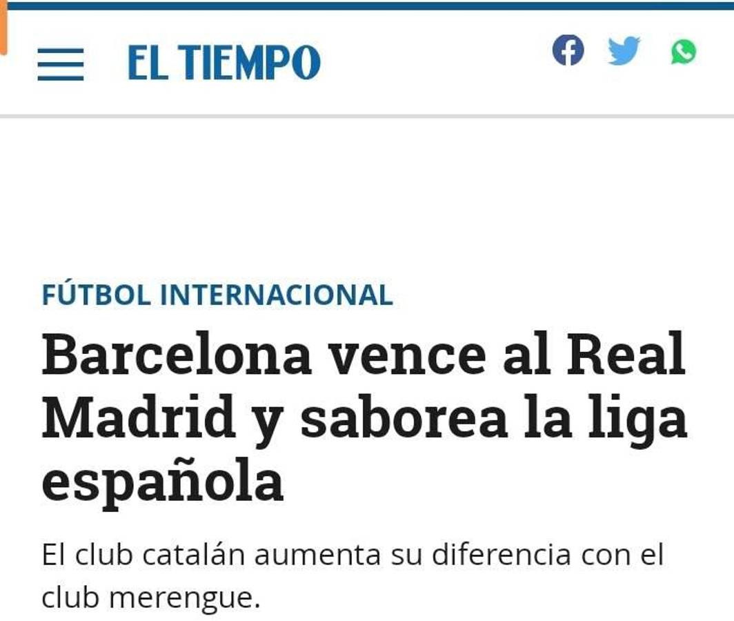 “El ‘presidente’ Kessie sentencia la Liga”: Prensa internacional destaca al Barcelona tras la victoria en el clásico español ante Real Madrid