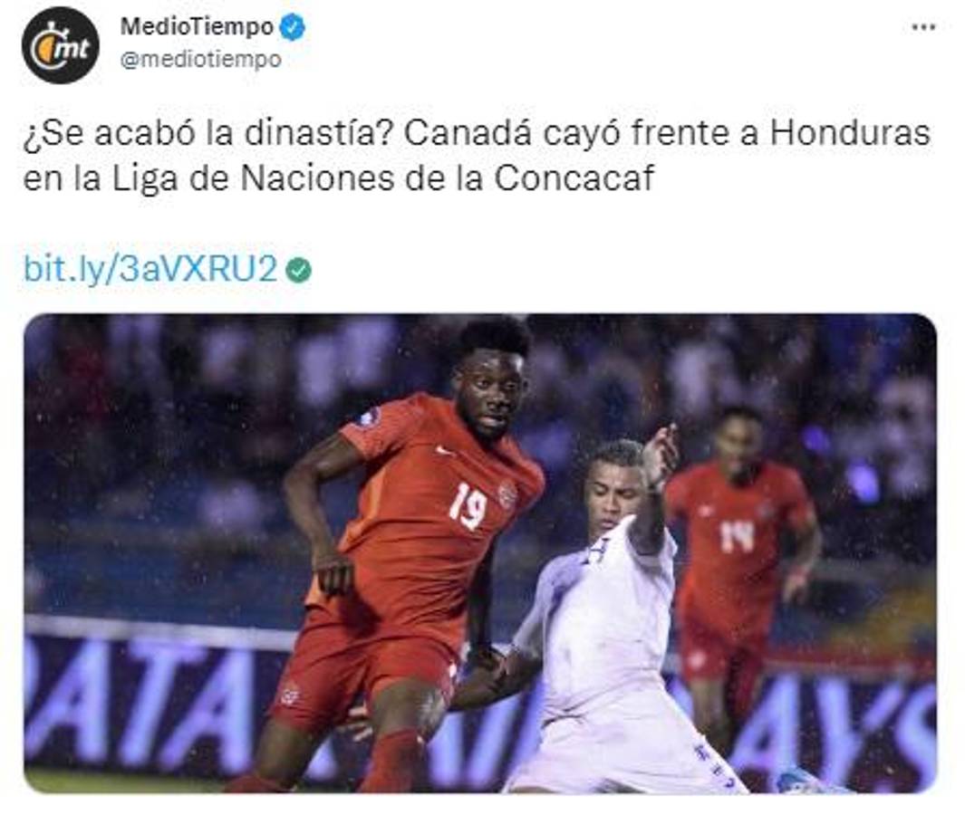 Se quejan del césped y ¿se acabó la dinastía?: Así reaccionó la prensa internacional tras el triunfo de Honduras sobre Canadá