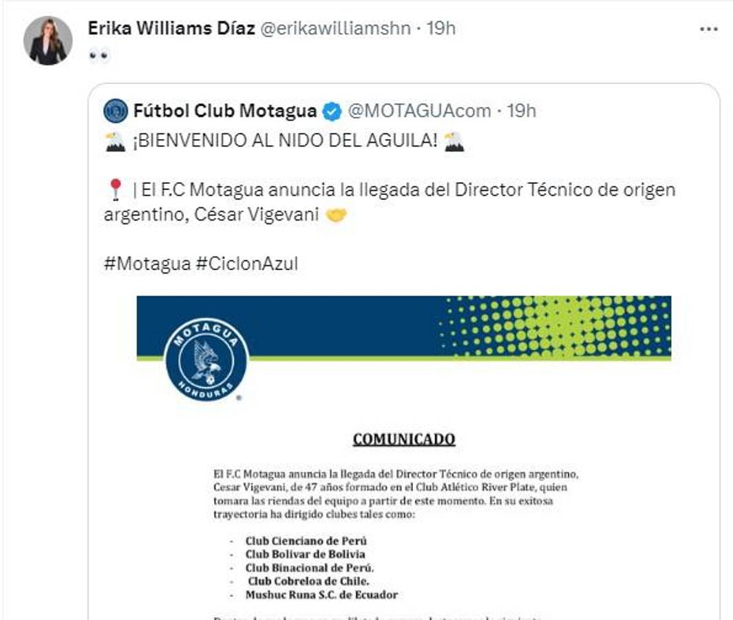 Así reaccionó la prensa al fichaje de César Vigevani como nuevo DT de Motagua; periodista de ESPN dice que el idóneo era otro
