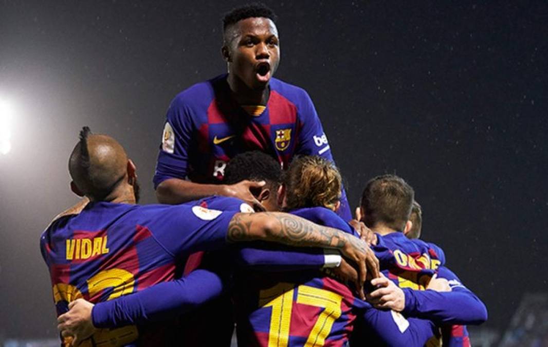 Barcelona, con gol al 90+3 derrota al Ibiza y clasifica sufriendo en Copa del Rey