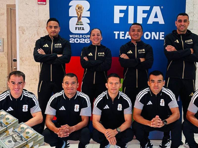 Ellos son los árbitros asignados por Centroamérica.