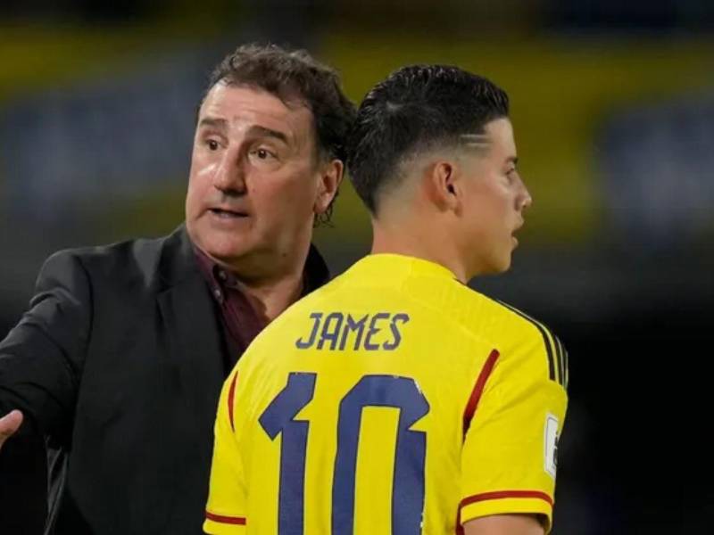 James sufrió un cuadro gripal ante Ghana y eso lo obligó a salir.
