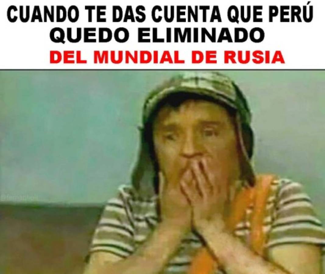 Los terribles memes de la eliminación de Perú del Mundial de Rusia 2018