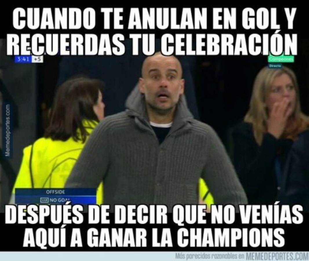 Los memes que no has visto y que destrozan a Pep Guardiola tras su eliminación en Champions
