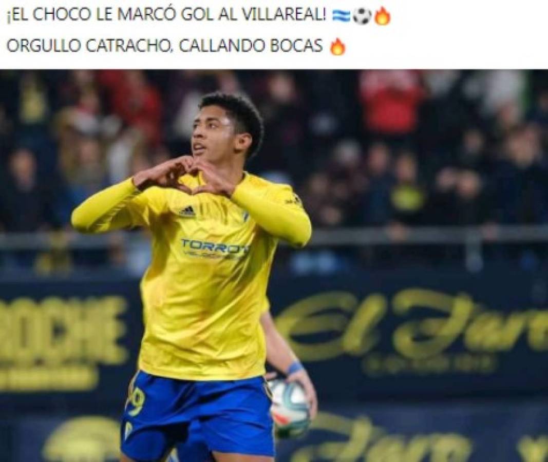 Messi, CR7 y hasta Vinicius: Los jocosos memes que dejó el hattrick del Choco Lozano ante Villarreal