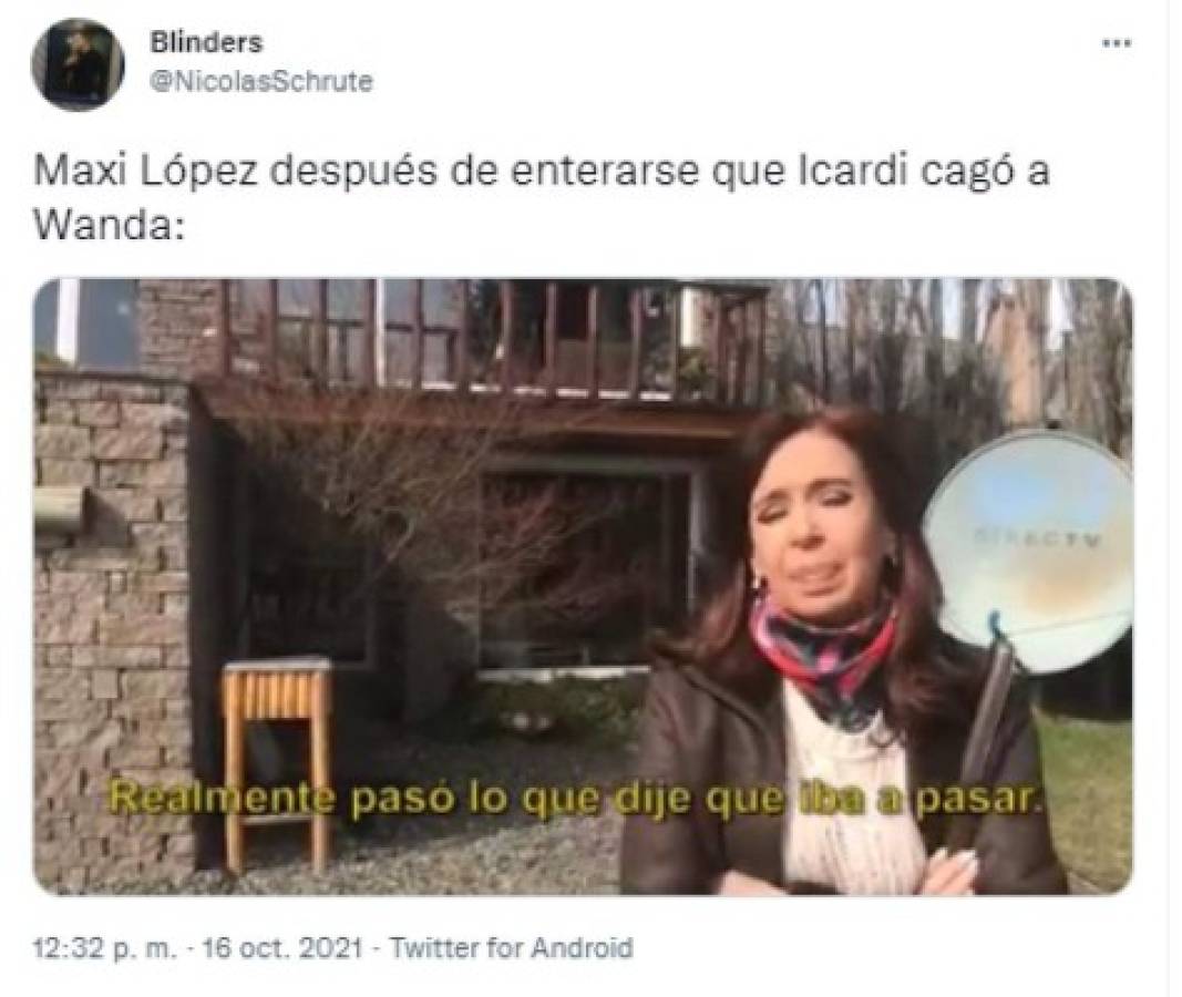 ¡Hasta Maxi López! Wanda Nara termina con Icardi por presunta traición y explotan las redes con memes