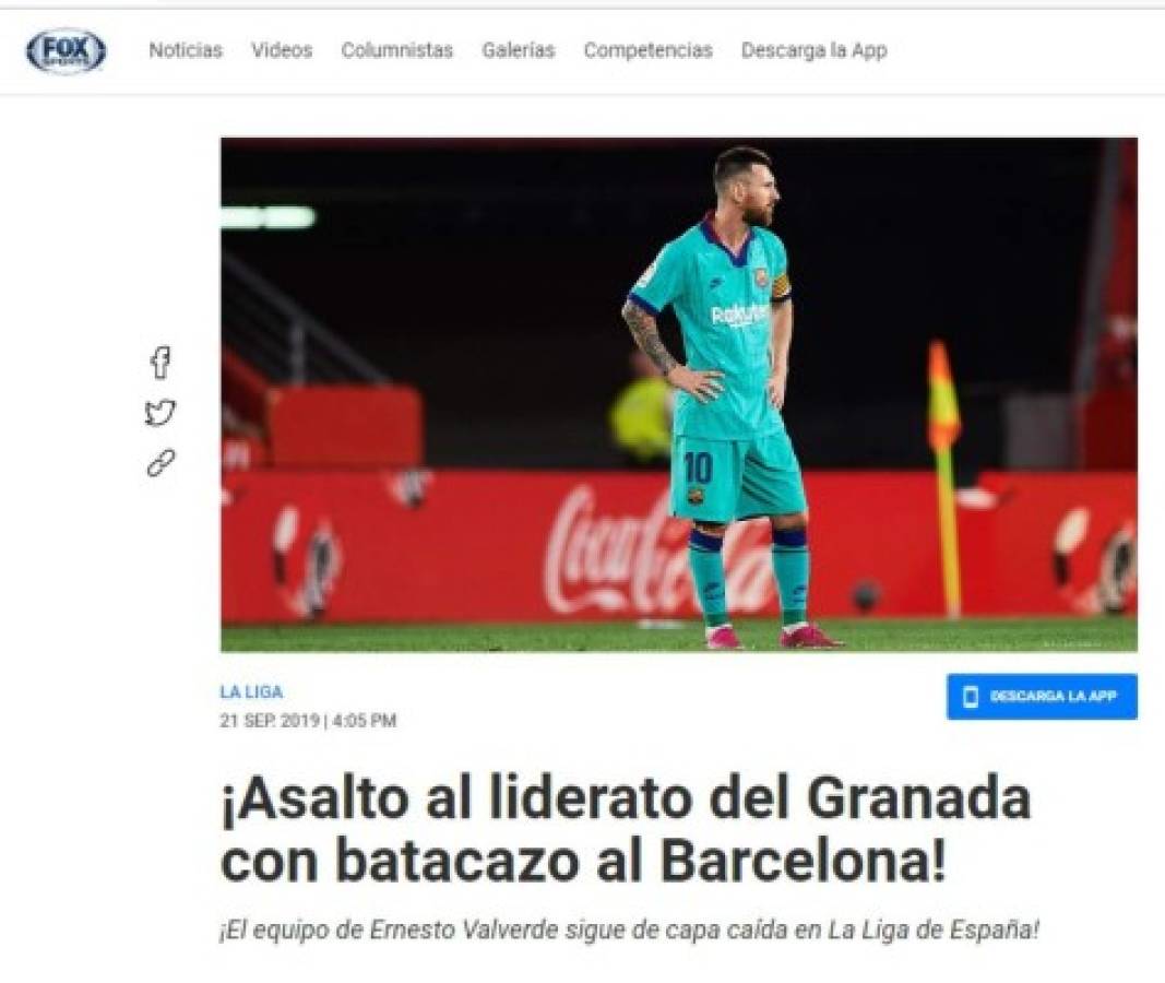 La prensa internacional destroza al FC Barcelona de Ernesto Valverde por la crisis