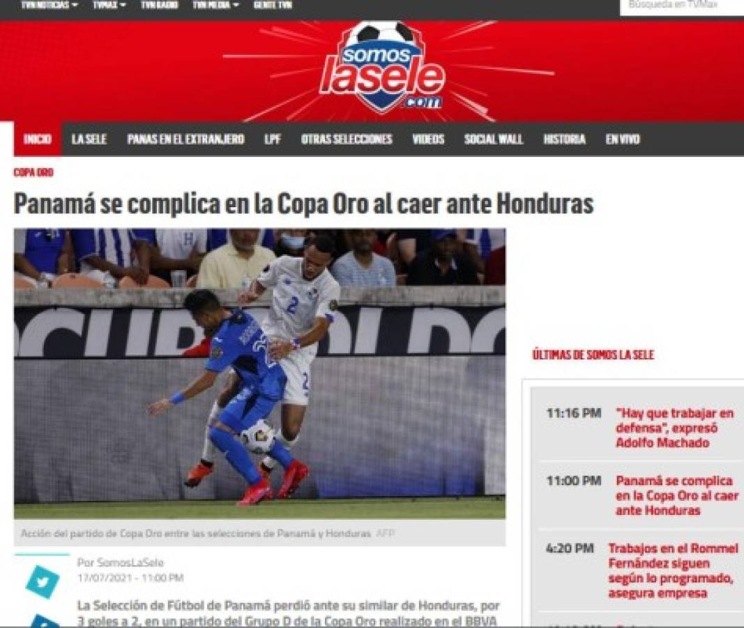 'Juego de locos' y polémica por gol anulado: Lo que dice la prensa tras el triunfo de Honduras ante Panamá