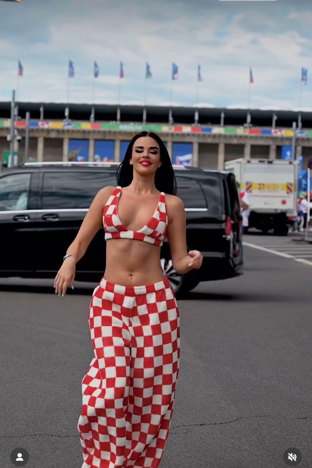 Ivana Knoll luce nuevo atuendo y ‘conquista’ la Eurocopa con su hermoso físico: ¿Traicionó a Croacia?