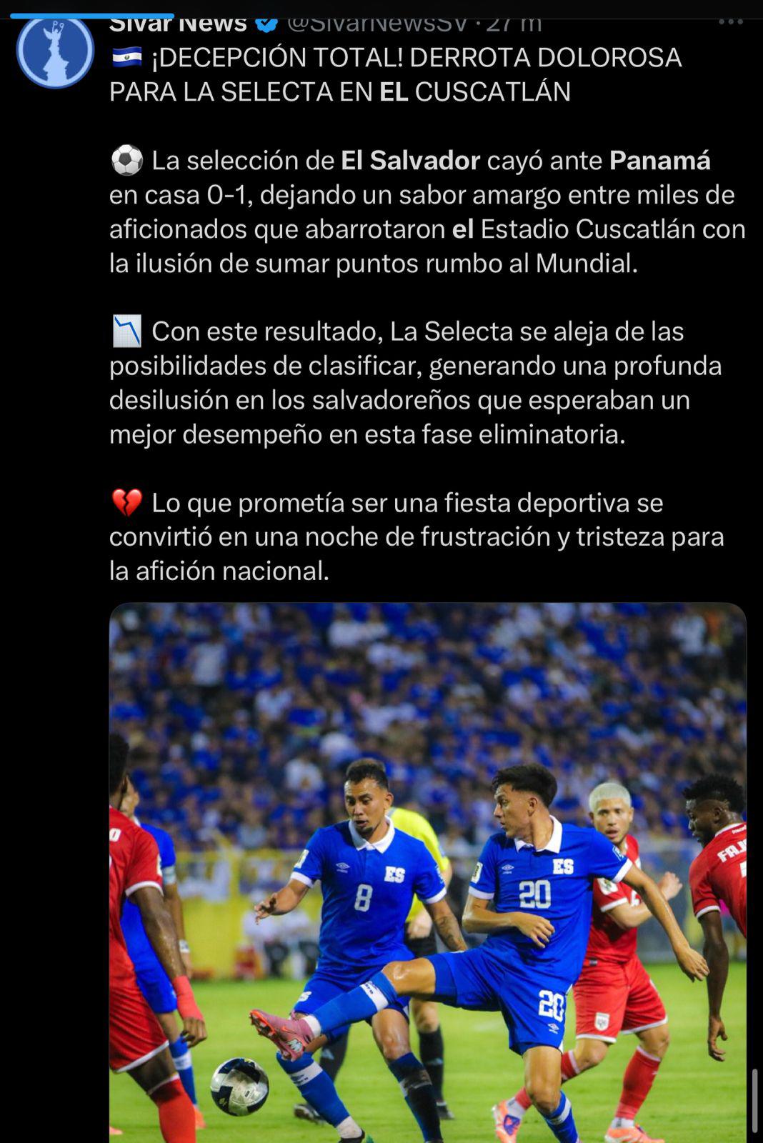 Robo asqueroso Culpa de Concacaf: Chepebomba y la prensa reacciona al triunfo polémico de Panamá en el Cuscatlán