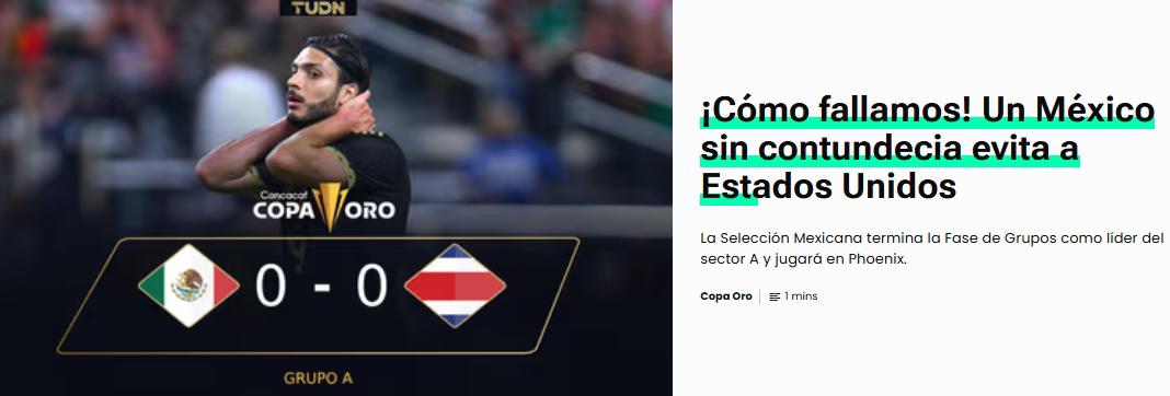 Se libra de Estados Unidos: prensa mexicana reacciona por el polémico empate ante Costa Rica y esto dijo Faitelson