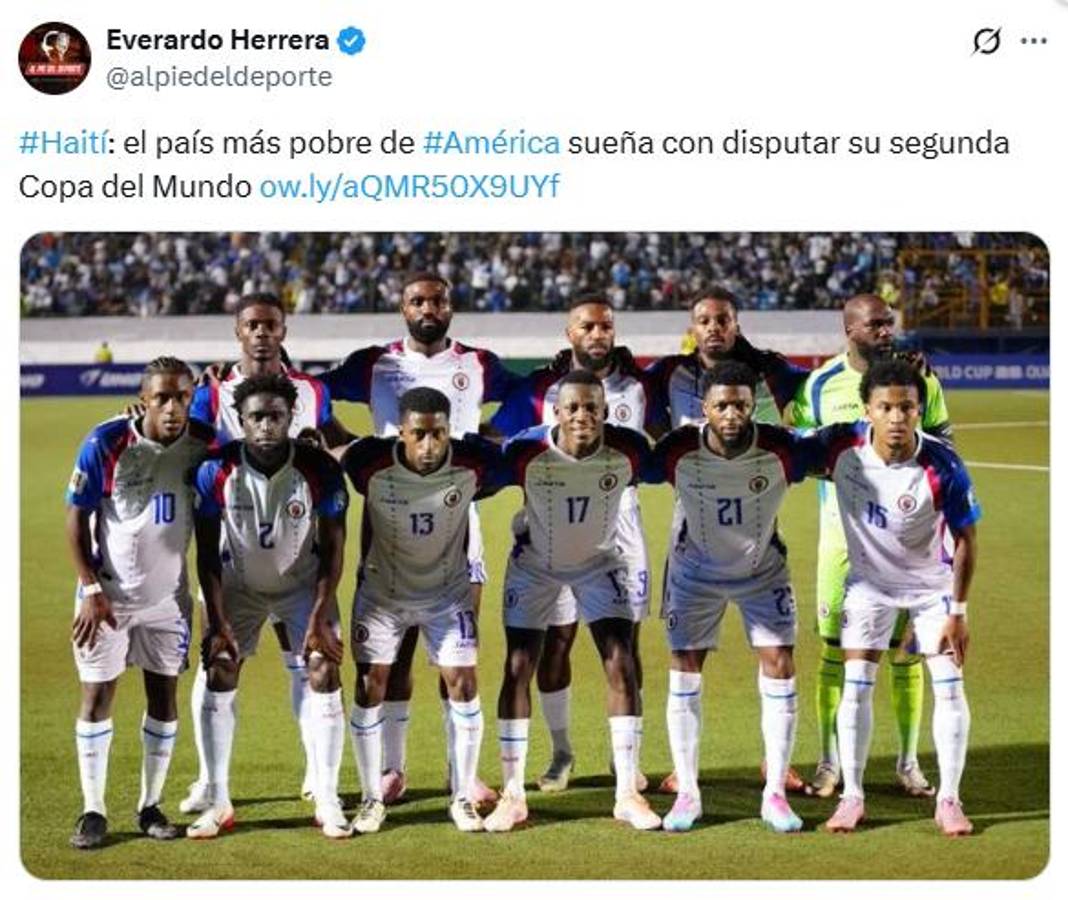 Es la selección a vencer; el país más pobre de América: esto dicen los medios de Haití previo al duelo ante Honduras