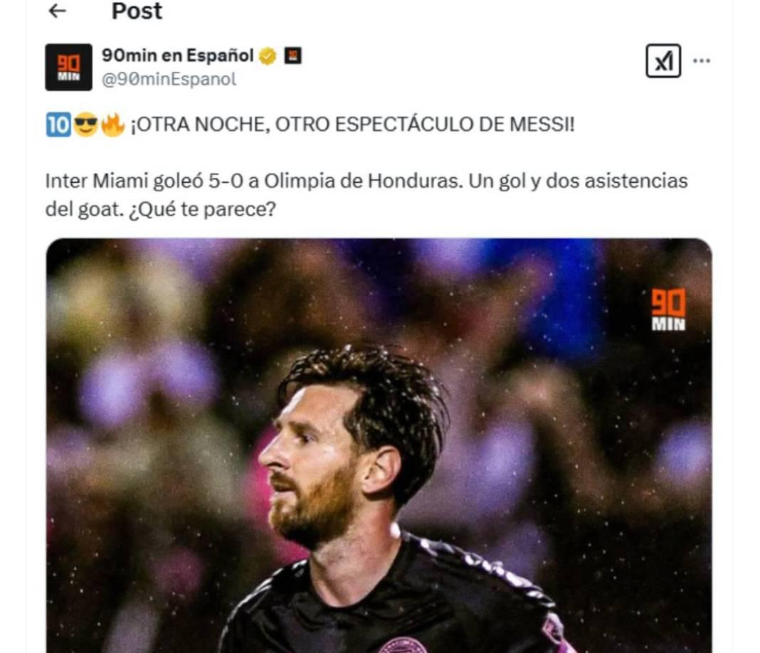 ¿Qué dicen de Olimpia? Así reaccionó la prensa tras el partidazo de Messi en Honduras y por esto recuerdan Panamá