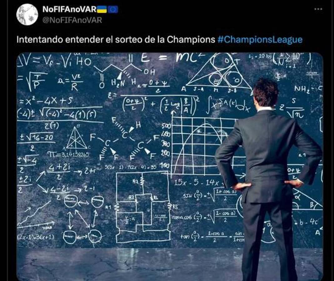 Los crueles memes del sorteo de la Champions League donde destrozan al Barcelona y PSG por sus rivales