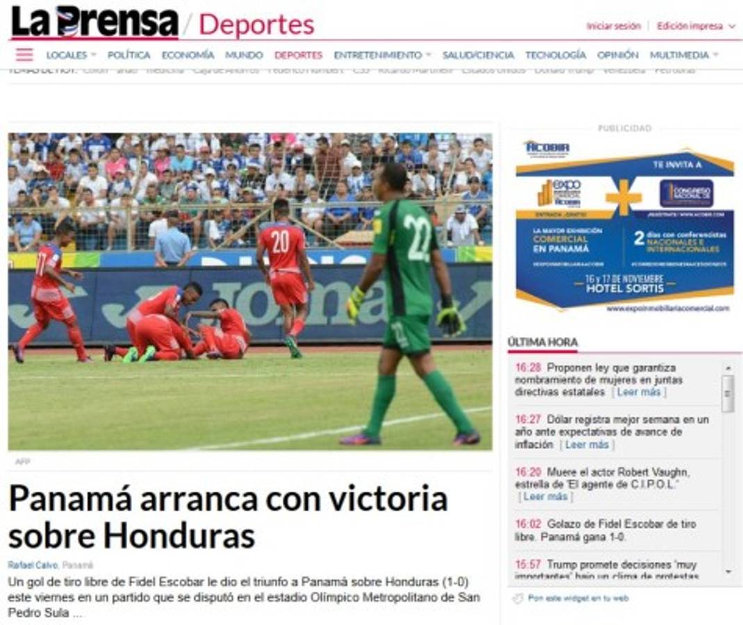 La prensa de Panamá no nos perdona: Silenciamos el Olímpico