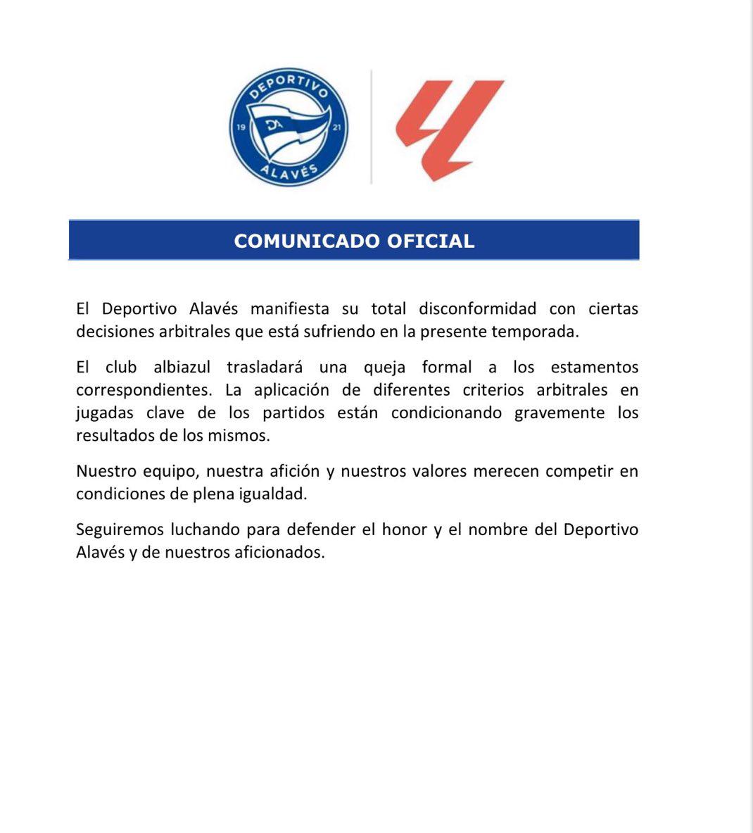 Real Madrid no está solo: el otro equipo de la Liga Española que envió comunicado sobre el arbitraje: “nos vienen...”