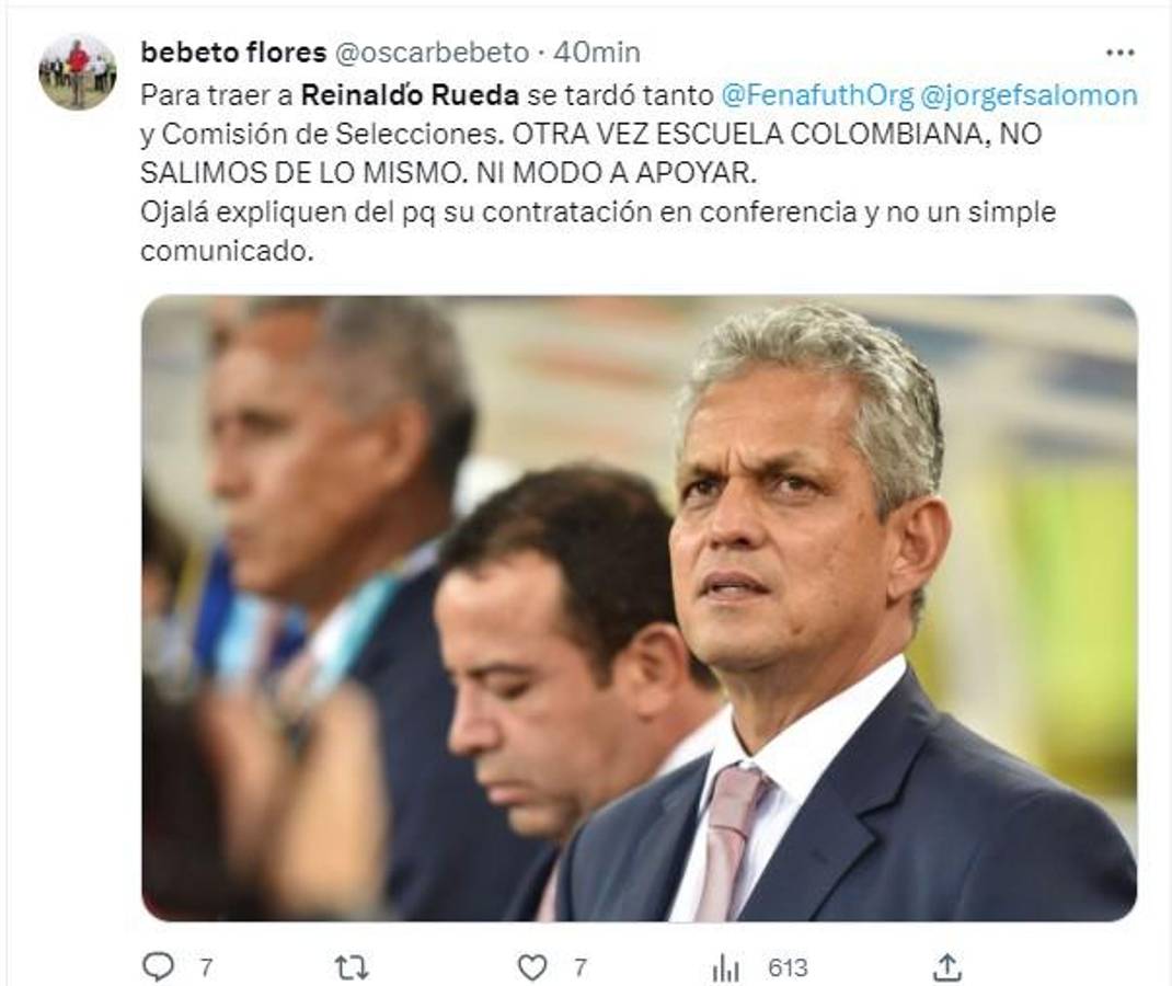 Lo que dice la prensa hondureña sobre la llegada de Reinaldo Rueda a la Selección Nacional: “Ojalá pueda unir al país”