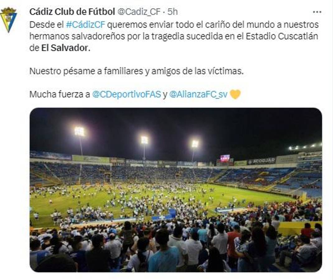 Olimpia y Real Madrid envían mensaje: La dura reacción del mundo tras la tragedia en El Salvador; “Imágenes que marcarán historia”