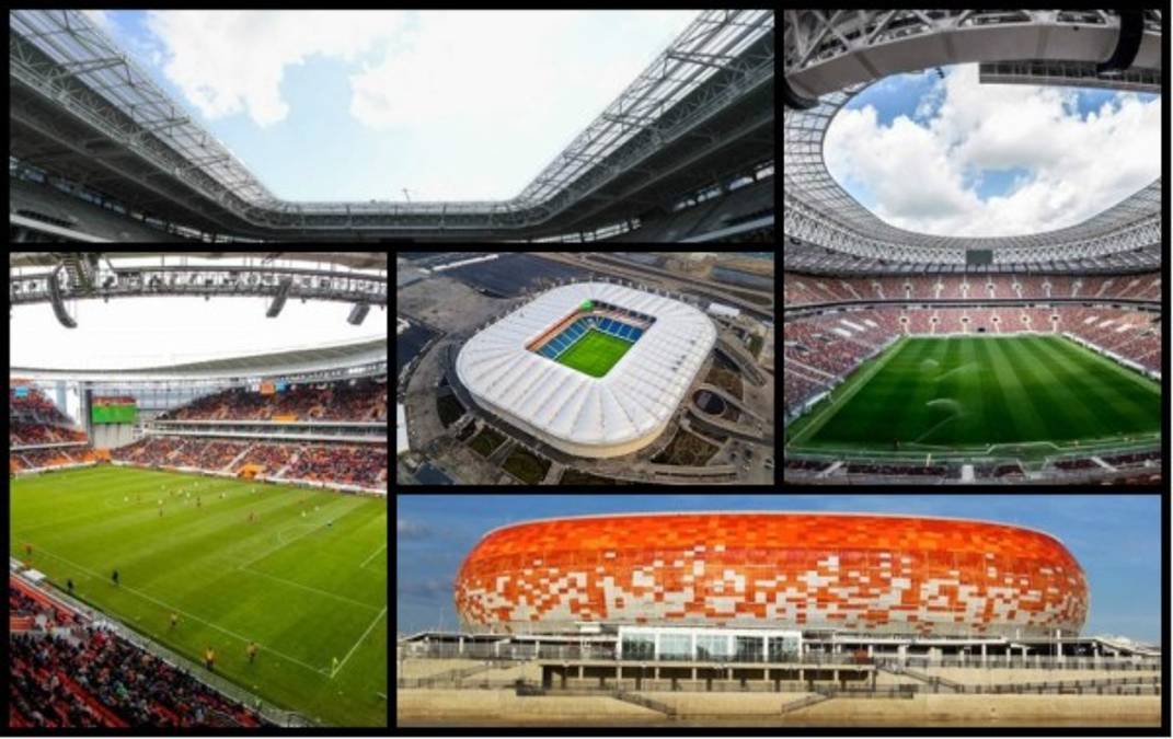 Los estadios donde se jugará el Mundial de Rusia 2018