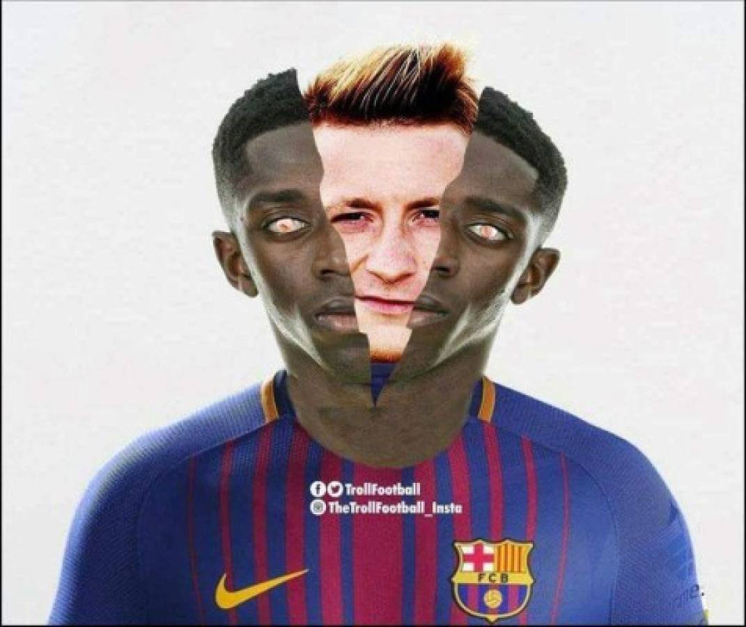 Dembélé y Valverde, víctimas favoritas de los memes tras el triunfo de Barcelona en Getafe  