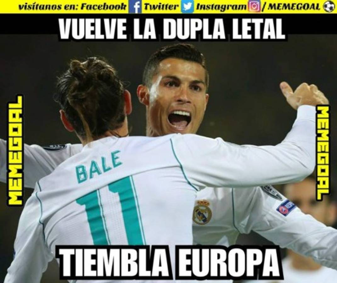Los memes no perdonan a Ramos y CR7 en el triunfo del Real Madrid ante el Dortmund