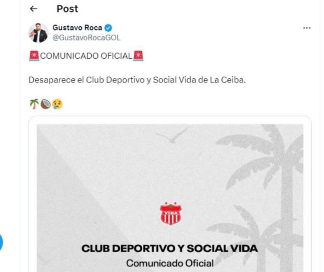 Conmoción por desaparición del CDS Vida: la prensa deportiva de Honduras señala al culpable y lo que pasará