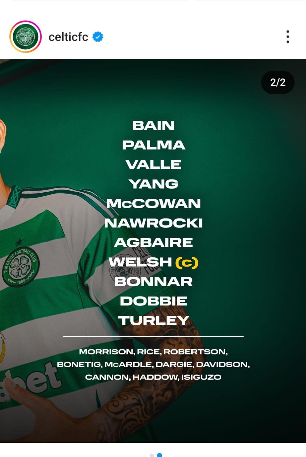 Luis Palma regresa a la titularidad con el Celtic de la primera división de Escocia.