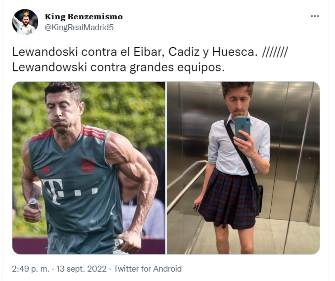 ¡No perdonan a Lewandowski! Los memes trituran al Barcelona tras sufrir otra derrota contra el Bayern en la Champions League